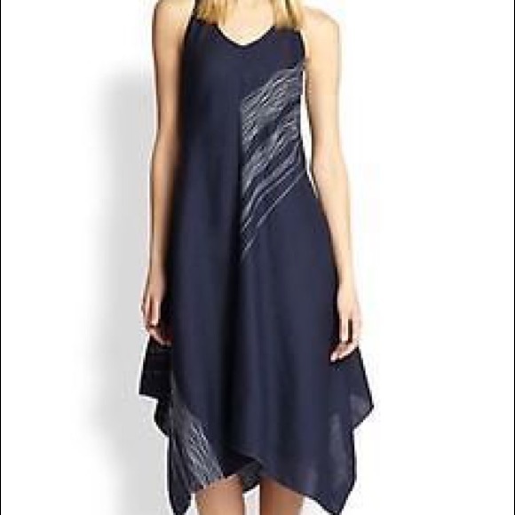 Eileen Fisher Dresses & Skirts - Eileen Fisher Asymmetrical Linen Dress